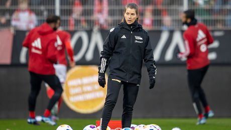 Marie Louise Eta durante un entrenamiento de Union Berlin | AP