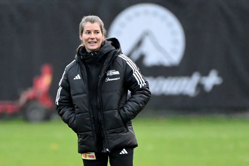 Marie Louise Eta durante un entrenamiento de Union Berlin | AP