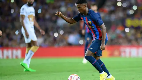 Ansu Fati con Barcelona en el Trofeo Joan Gamper 2022 | MEXSPORT