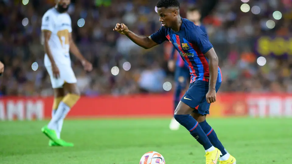 Ansu Fati con Barcelona en el Trofeo Joan Gamper 2022 | MEXSPORT