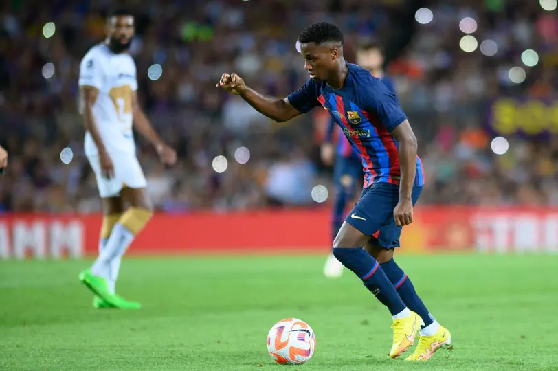 Ansu Fati con Barcelona en el Trofeo Joan Gamper 2022 | MEXSPORT