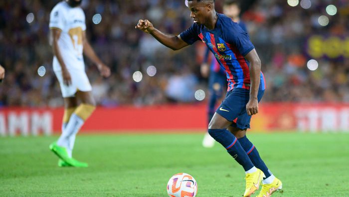 Ansu Fati con Barcelona en el Trofeo Joan Gamper 2022 | MEXSPORT