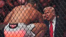 Carlos Ulberg se corona en UFC 327, pero Trump se llevó el show