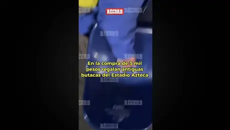 Regalan butacas del Estadio Azteca a los aficionados del América
