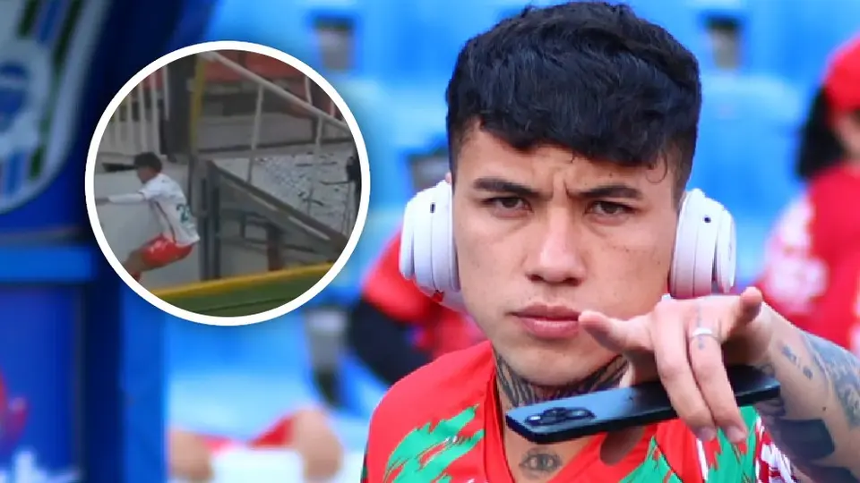 ¡Inaudito! Emilio Lara termina en fosa del Estadio Corregidora durante el Querétaro vs Necaxa