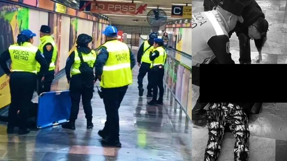 VIDEO: Mujer muere repentinamente en estación Tacuba del Metro CDMX