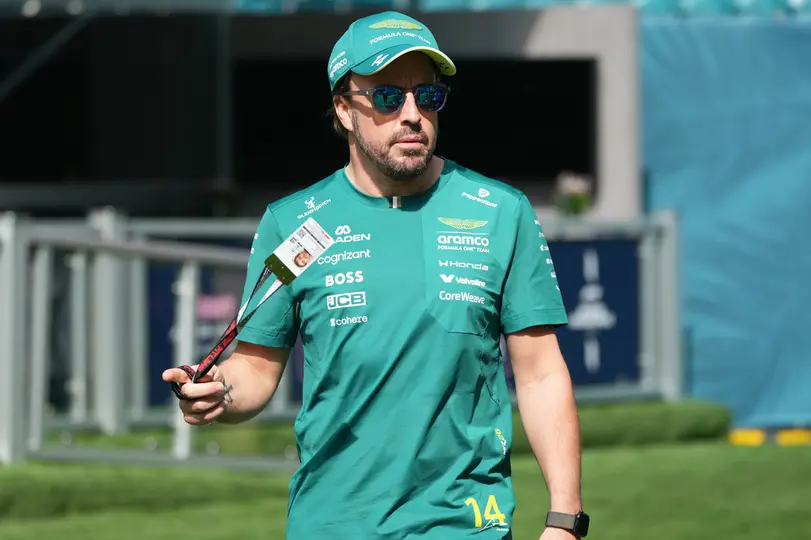 Fernando Alonso en el Gran Premio de Miami | AP