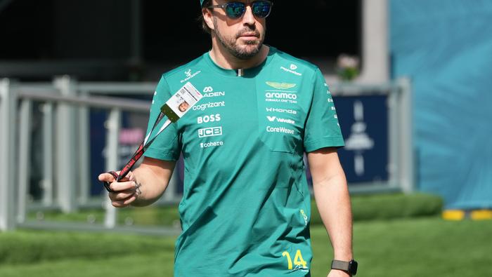 Fernando Alonso en el Gran Premio de Miami | AP