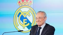 Florentino Pérez, presidente de Real Madrid, en conferencia de prensa | AP