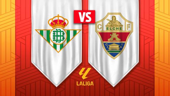 Real Betis vs Elche: ¿Dónde y a qué hora ver el juego de la Jornada 36 de LaLiga?
