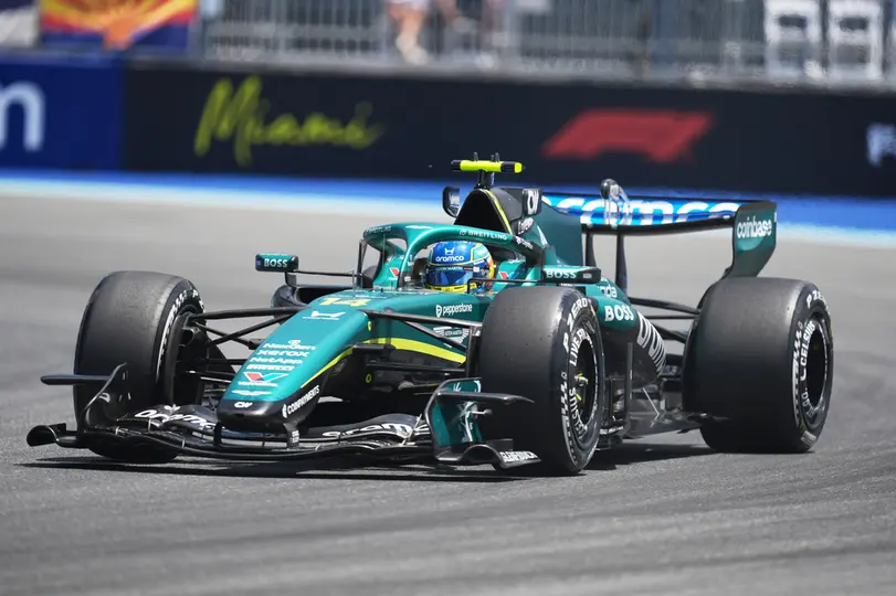Fernando Alonso en el Gran Premio de Miami | AP