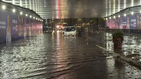 La madrugada de este martes la CDMX presentó afectaciones por las intensas lluvias/N+