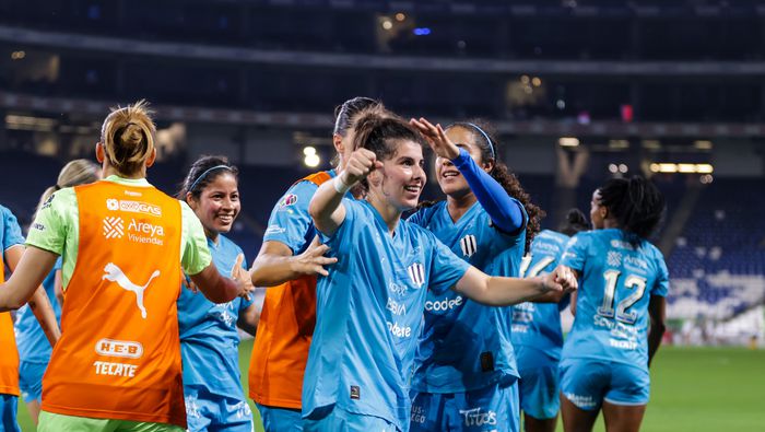 Jugadoras de Rayadas de Monterrey en celebración en la Semifinal del Clausura 2026 de la Liga MX Femenil | IMAGO 7
