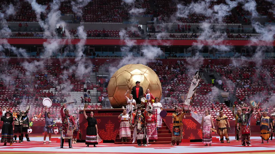 Canadá decepciona en su inauguración del Mundial; estadio semivacío y fallas en la ceremonia