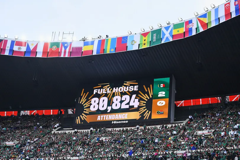 Número de aficionados que se dieron cita en el Estadio Ciudad de México | MEXSPORT