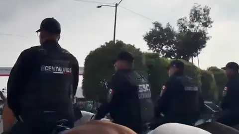 Algunos policías heridos requirieron traslado al hospital / Redes Sociales
