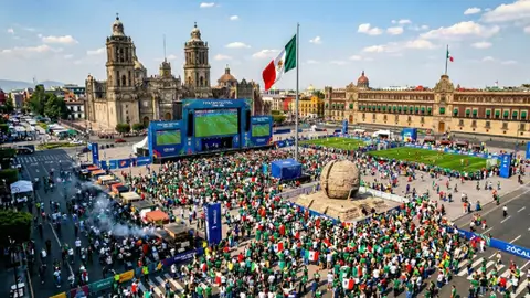 El Gobierno busca que los beneficios del Mundial lleguen a distintas regiones del país. / Google Nano Banana.