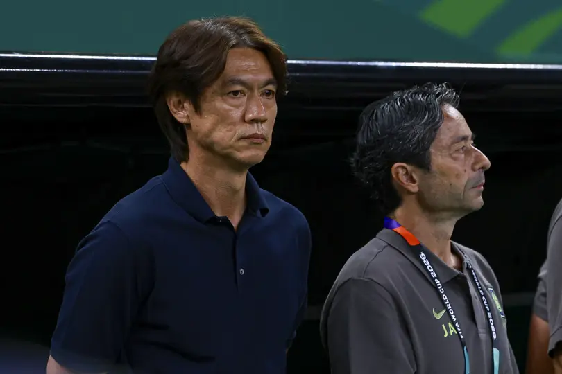 Hong Myung-bo durante el partido de Mundial ante Chequia | MEXSPORT