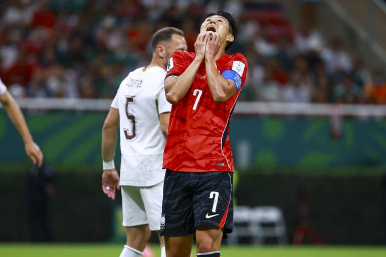 Heung Min-Son se lamenta falla ante Chequia en la Copa del Mundo | MEXSPORT