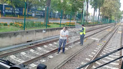 Tren Ligero sigue sin servicio tras actos vandálicos durante marchas por Mundial 2026