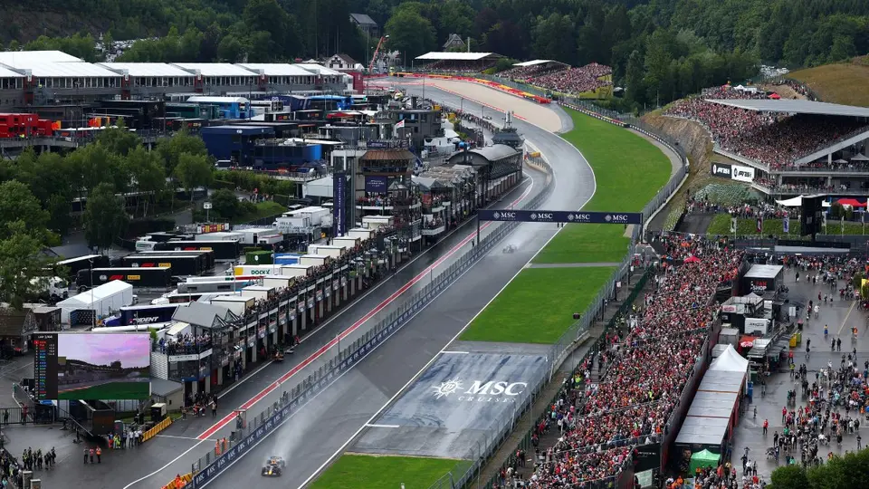 Panorámica del Gran Premio de Bélgica | RED BULL