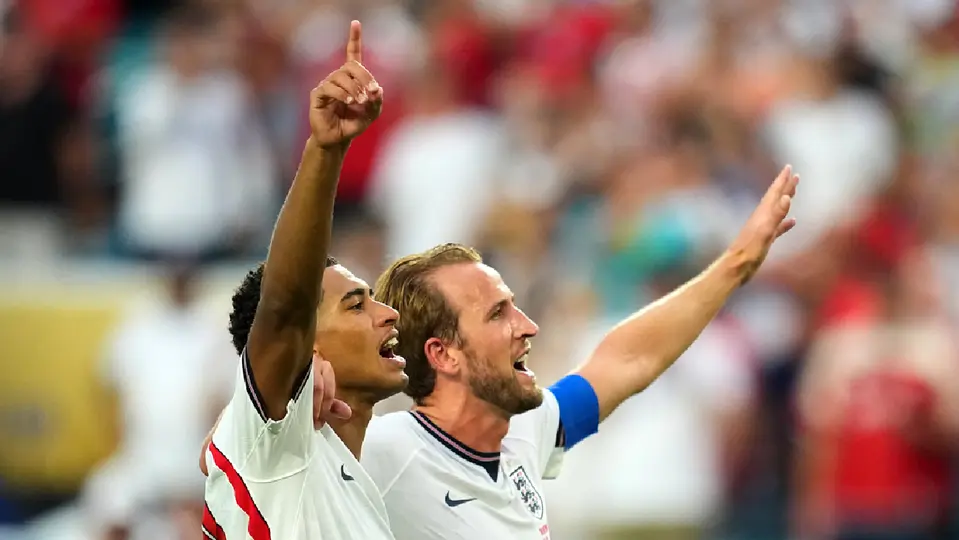 Harry Kane y Jude Bellingham, jugadores de Inglaterra | AP
