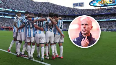 Guido Pizarro es captado en el partido de Argentina en Kansas City a días del arranque del Apertura 2026