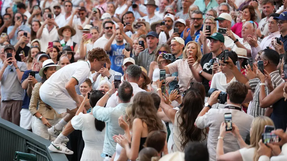 Cancha Central en la Final de Wimbledon | AP