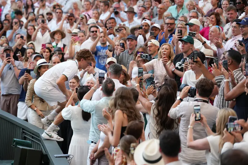 Cancha Central en la Final de Wimbledon | AP