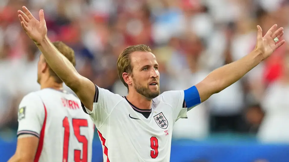 Harry Kane celebra tras el triunfo | AP