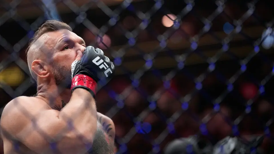 Conor McGregor en el evento de UFC 329 | AP