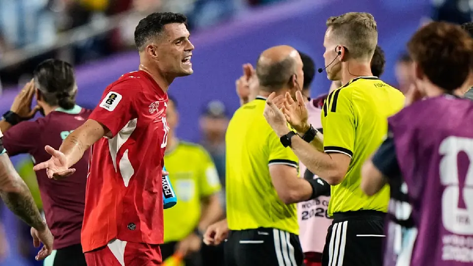 Granit Xhaka con arbitraje en el Mundial 2026 | AP