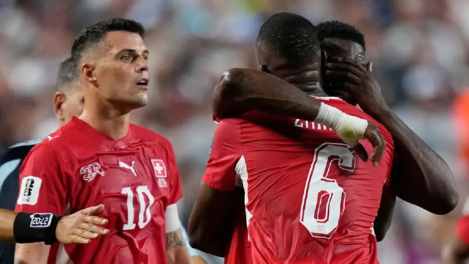 Breel Embolo, jugador de Suiza | AP