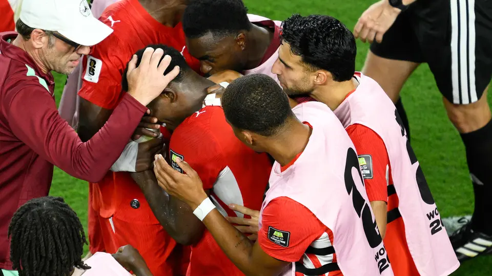 Breel Embolo, jugador de Suiza | AP