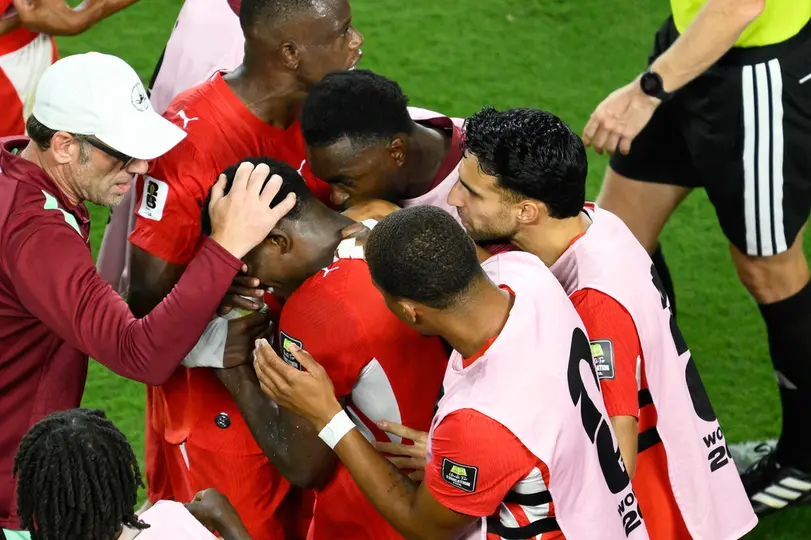 Breel Embolo, jugador de Suiza | AP