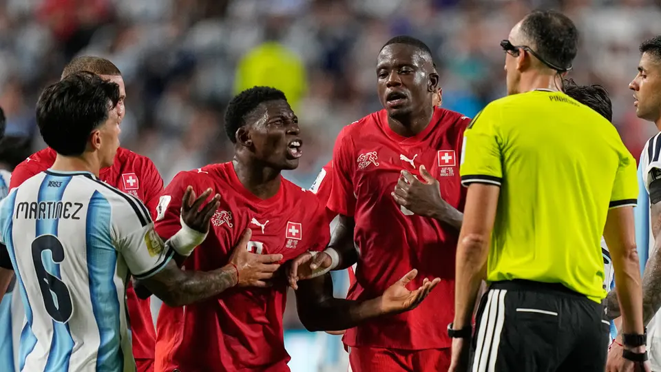 Breel Embolo, jugador de Suiza | AP