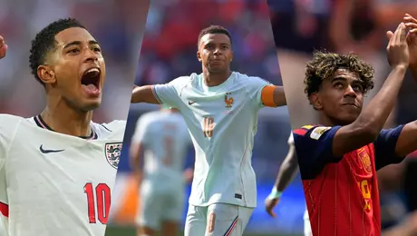 Lamine Yamal, Mbappé y Bellingham encabezan la lista de los jugadores más valiosos Semifinales