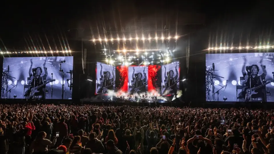 La banda mexicana tocó ante 65 mil personas en el Estadio GNP Seguros / Cortesía: Lulú Urdapilleta / OCESA