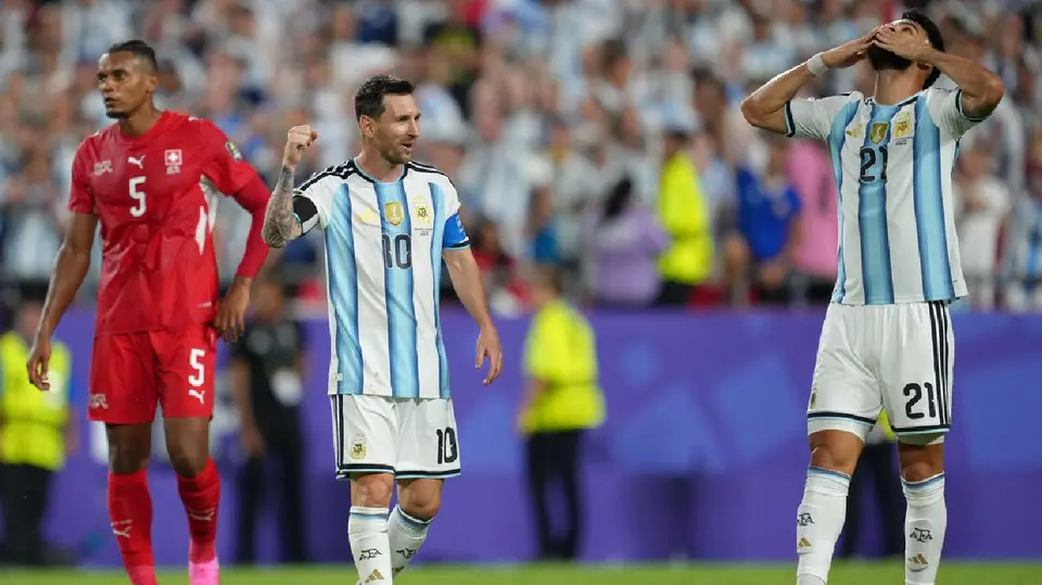Lionel Messi con Argentina | AP