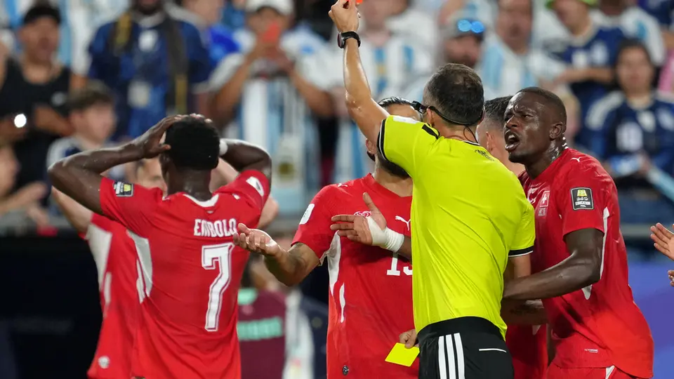Breel Embolo, jugador de Suiza | AP
