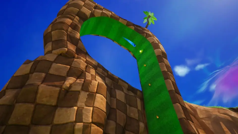 Green Hill aparecerá en Fortnite, inspirado en el clásico escenario de Sonic / sonic_latam