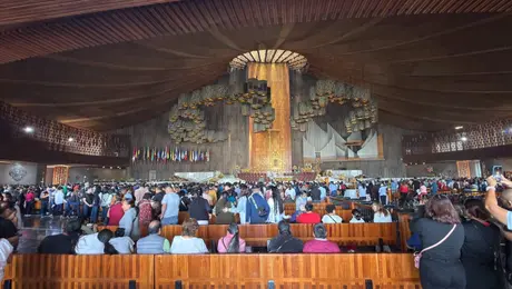 Peregrinas de Michoacán llegan a la Basílica de Guadalupe tras días de caminar