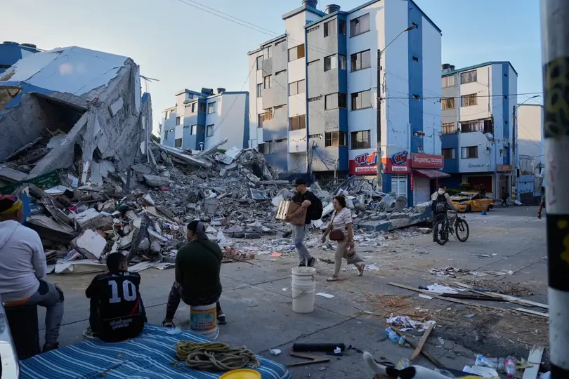 Chocó, Valle del Cauca, Risaralda y Caldas se encuentran entre las regiones afectadas por el terremoto del 10 de agosto./ AP