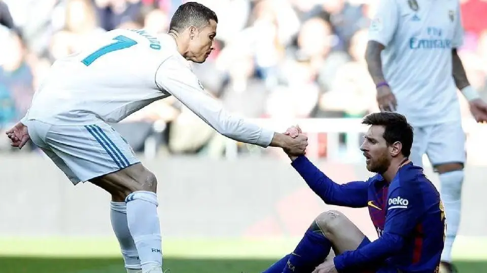 Cristiano Ronaldo y Lionel Messi | AP