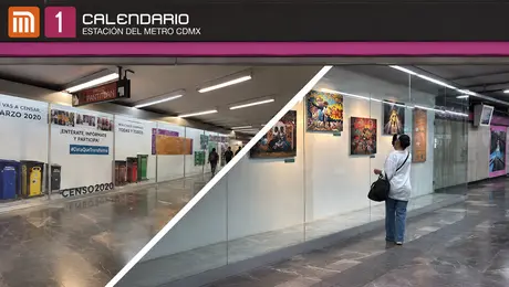 El fútbol llanero toma el Metro: Candelaria recibe esta gran exposición
