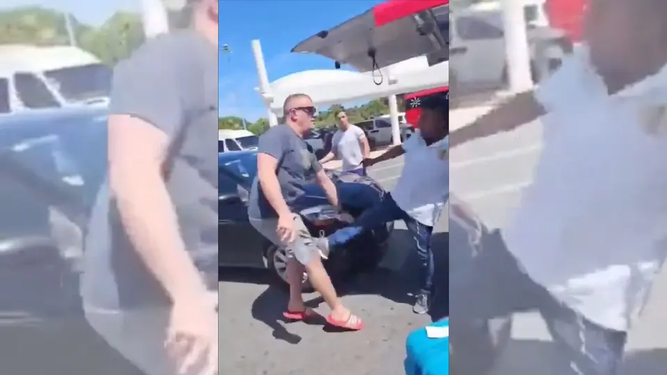 El altercado ocurrió en la zona de ascenso y descenso de pasajeros del Aeropuerto Internacional de Cancún / Especial