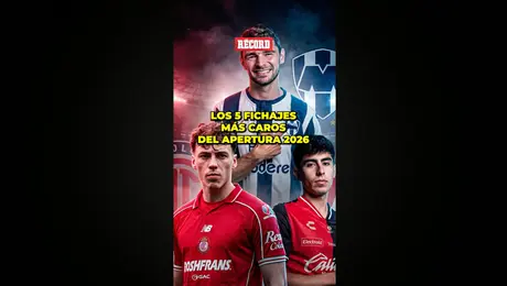 Los 5 fichajes más caros del Apertura 2026