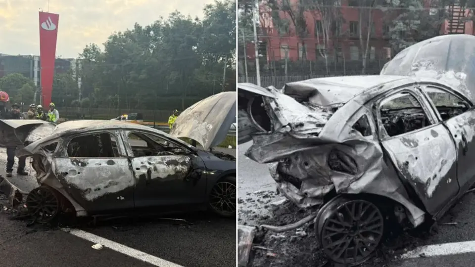 ¿Por qué se incendió el BYD en Santa Fe? Esto se sabe tras el accidente que dejó dos muertos