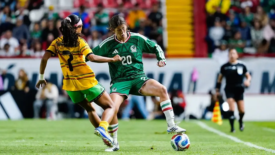 Nicki Hernández en el partido de México ante Jamaica en Aguascalientes | IMAGO 7