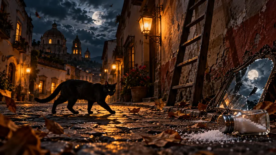 Las supersticiones del martes 13 han pasado de generación en generación, manteniendo viva la creencia de que es una fecha desafortunada./ IA